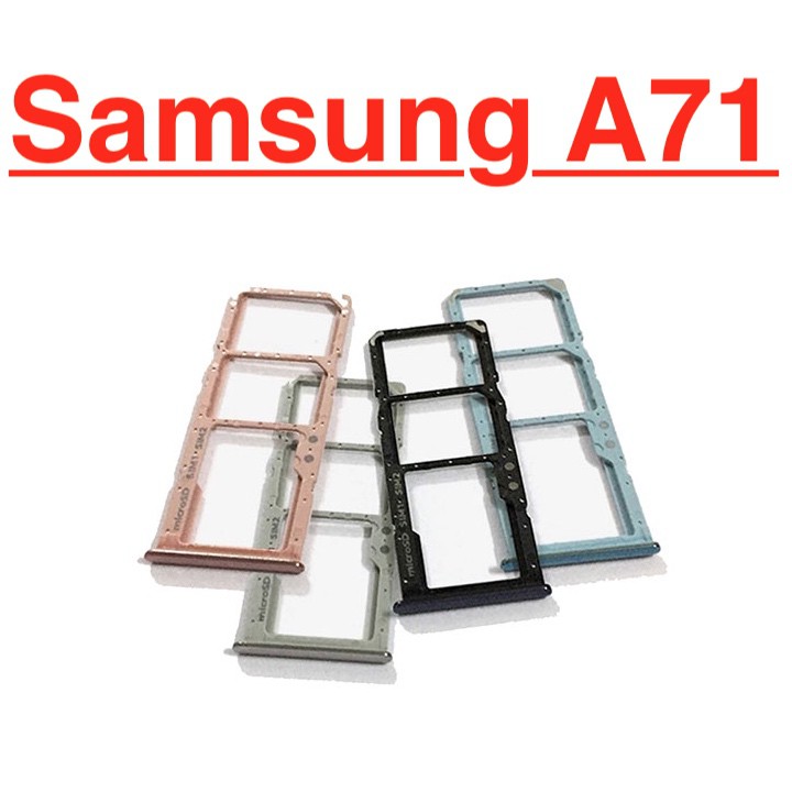 Khay sim samsung a71 khay thẻ nhớ linh kiện thay thế