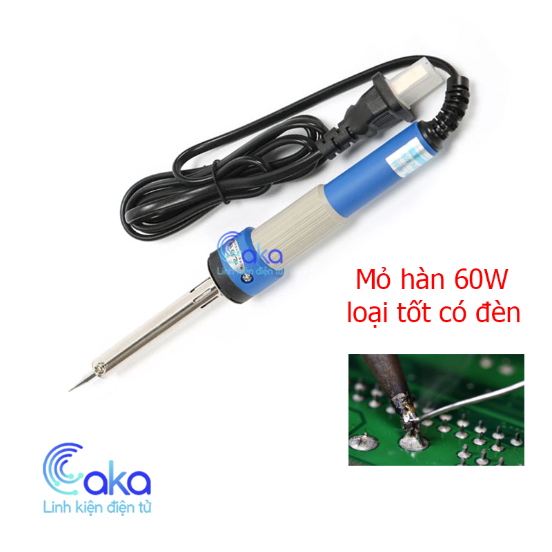 Mỏ hàn thiếc 60W hàn chì loại tốt có đèn báo