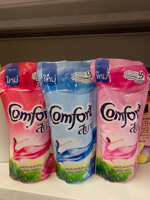 Túi Nước Xả Vải Comfor Thái Lan 580ml - Màu hồng