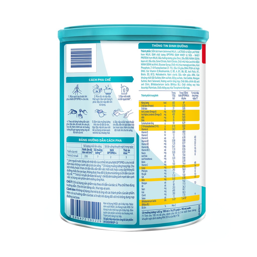Sữa Bột Nestle NAN Optipro 4 (1.7kg)