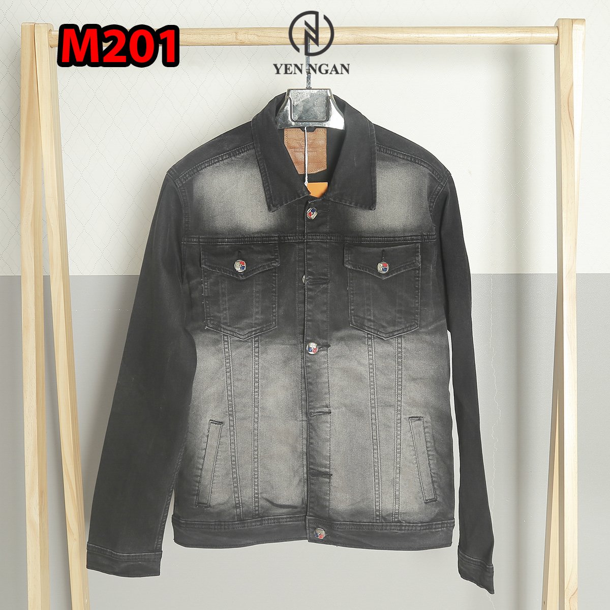 Áo khoac jeans nam cao cấp