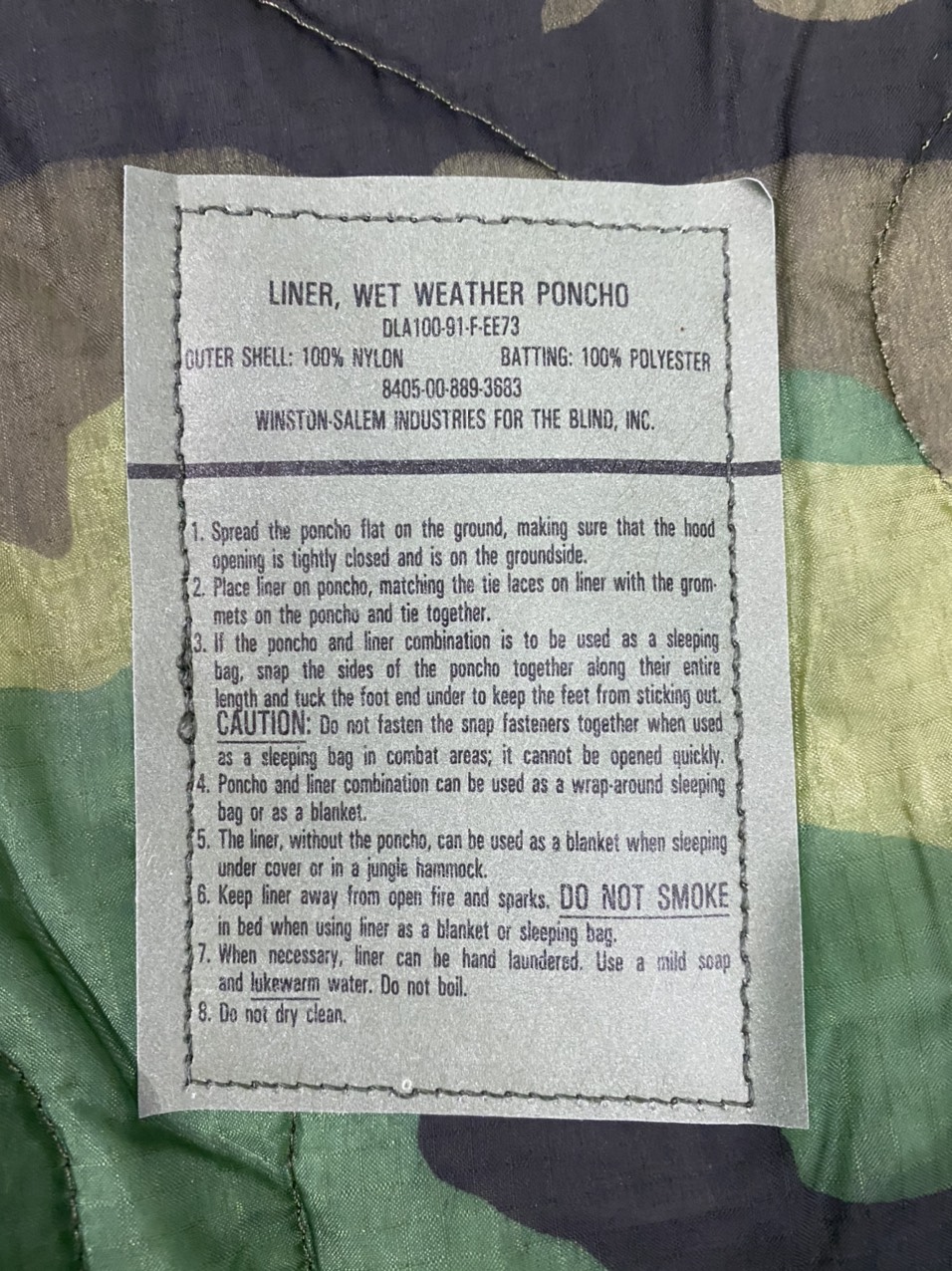 Mền Dù Poncho US, chăn mền