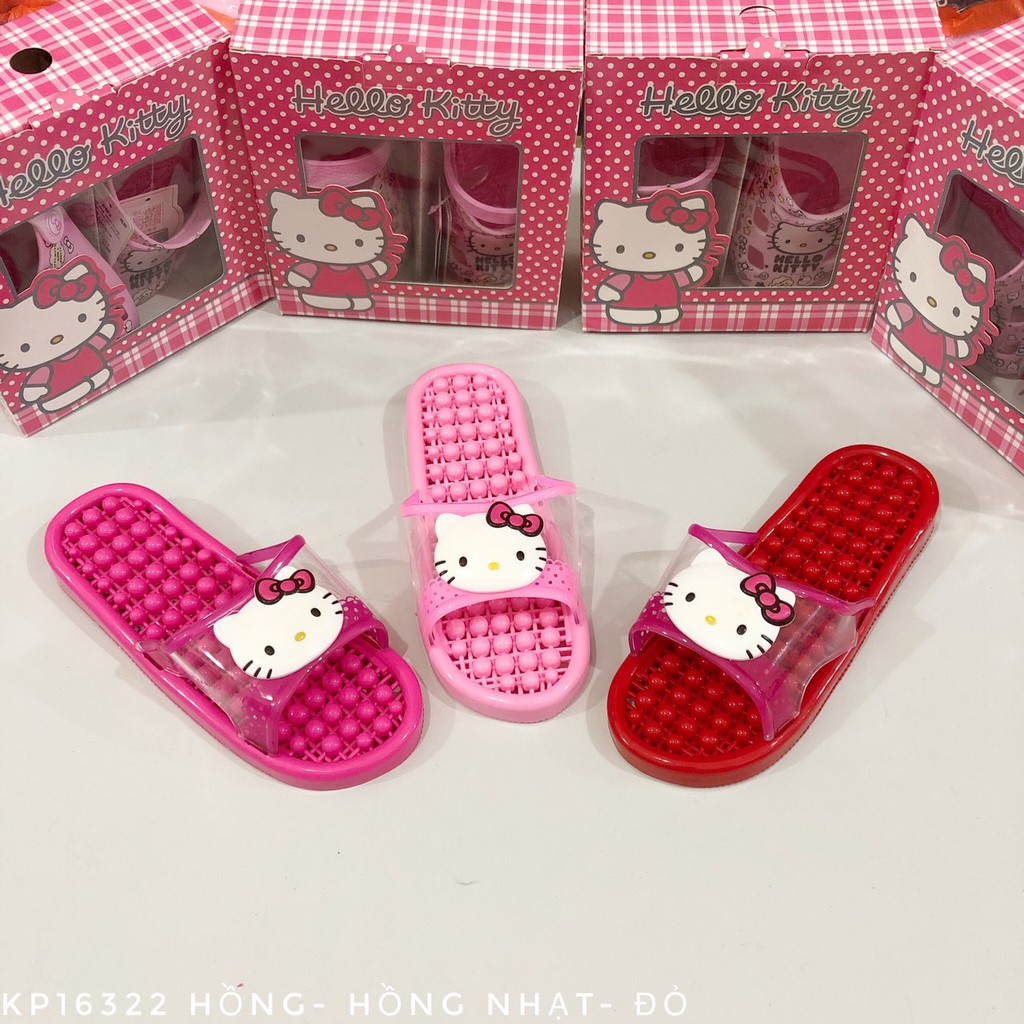 Dép lê bé gái hello kitty kp16322