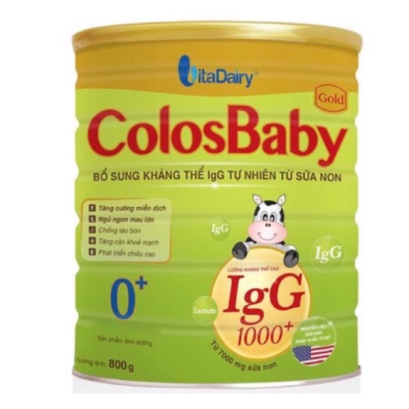 SỮA BỘT COLOSBABY GOLD 0+ 800g