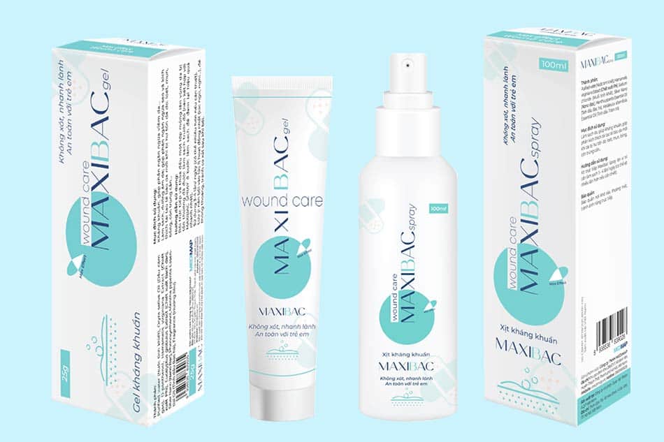 Xịt kháng khuẩn Maxibac spray hộp 100ml