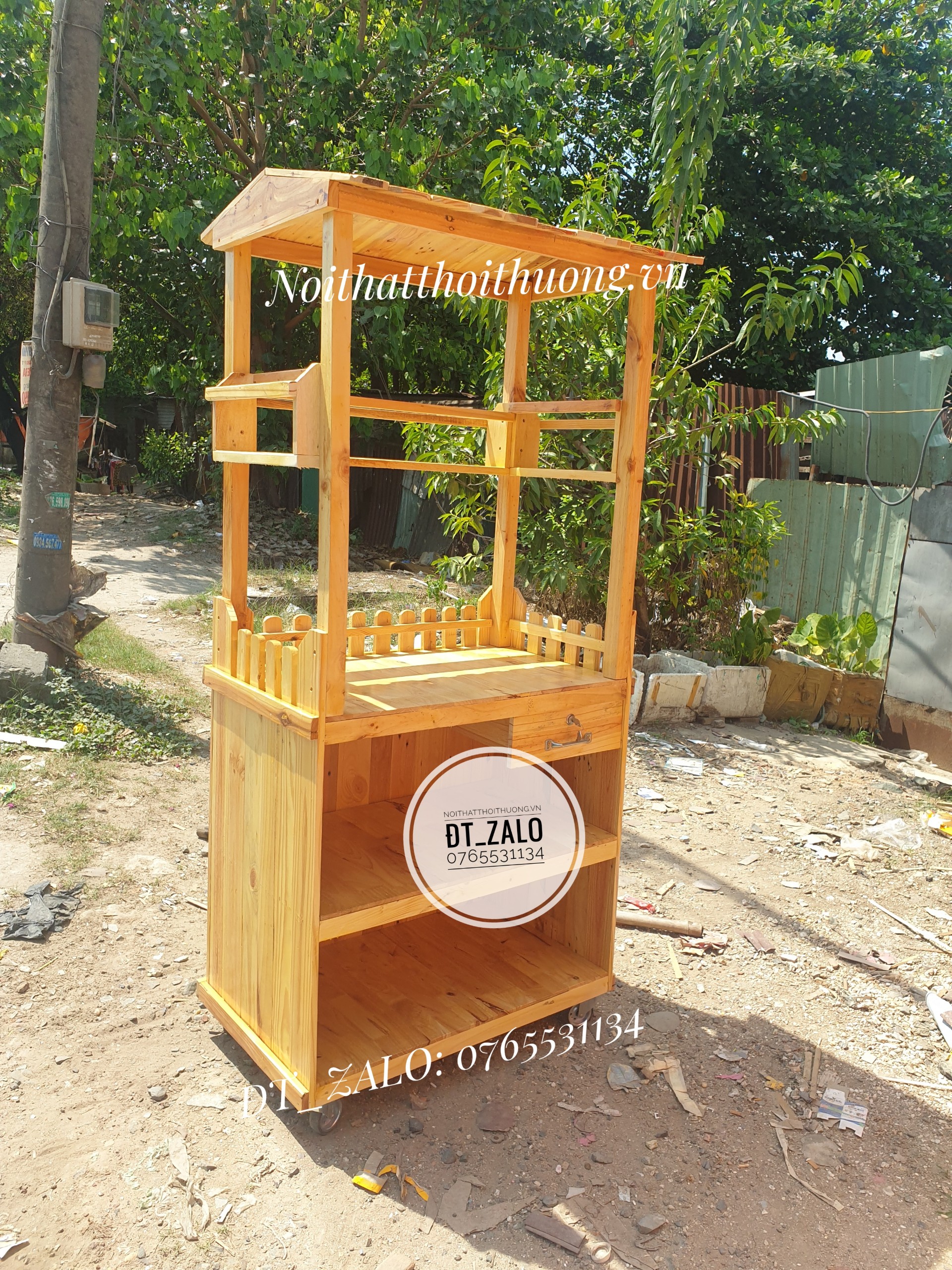 [HCM]Xe gỗ cafe take away