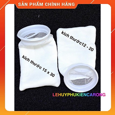 Túi lọc thô 2 lớp chống tràn và giữ cặn bẩn vệ sinh hồ cá