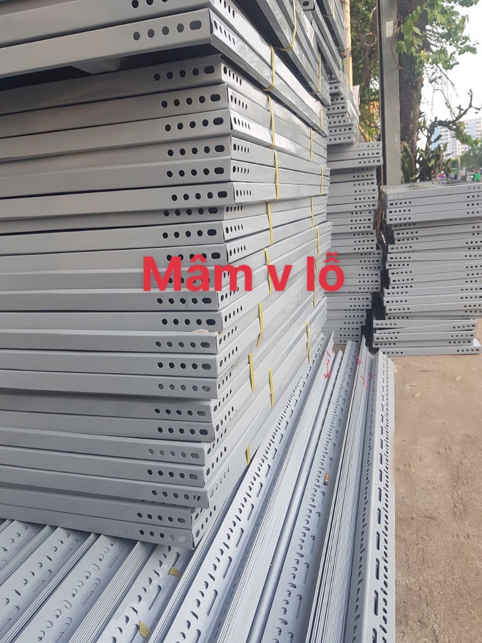 Mâm sắt - láp ráp kệ đa năng màu sám ( đủ kích thước) ráp kệ sắt đa năng V3, V4