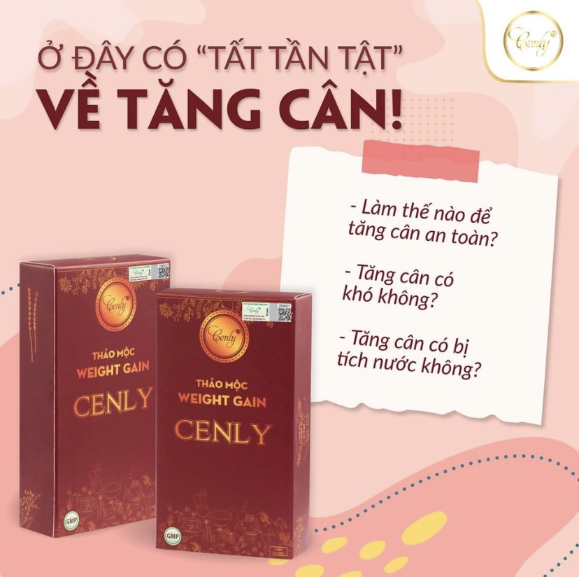 [Hàng chính hãng] Thảo Mộc Tăng Cân 30 Ngày C E N L Y