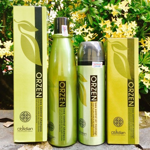 Dầu gội và Massage kích thích mọc tóc Orzen Obsidian