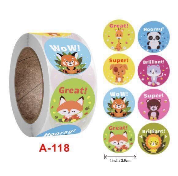[HCM]Sticker khen thưởng cuộn