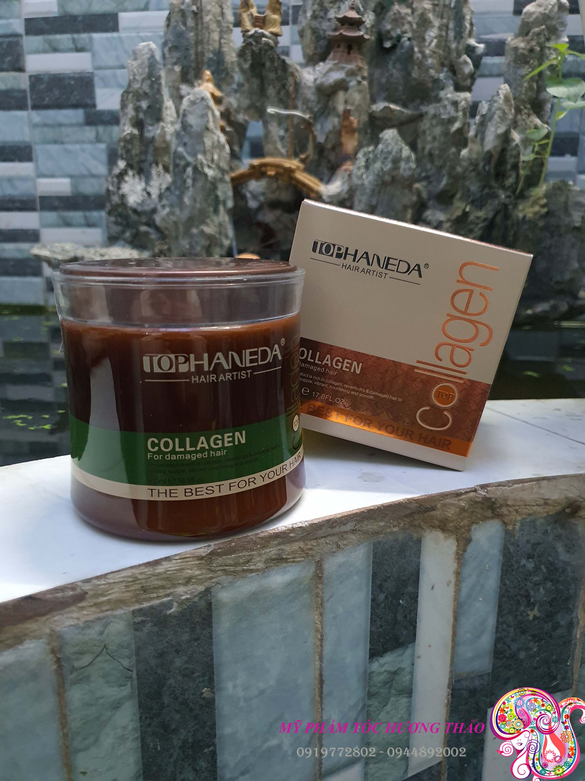 HẤP DẦU HANEDA COLLAGEN PHỤC HỒI TÓC HƯ TỔN 500ML