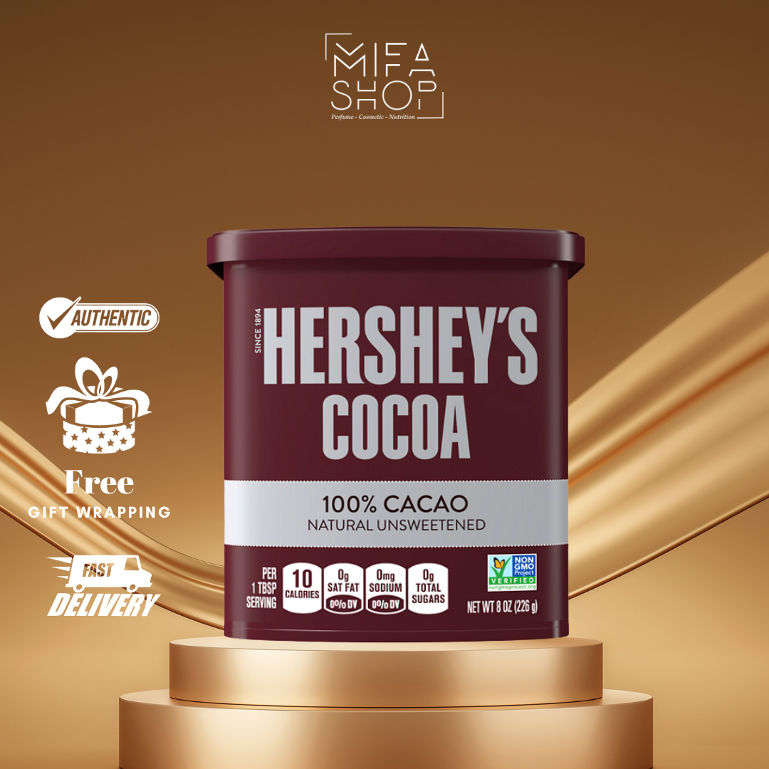 Bột Ca Cao Nguyên Chất Không Đường Hershey's Cocoa