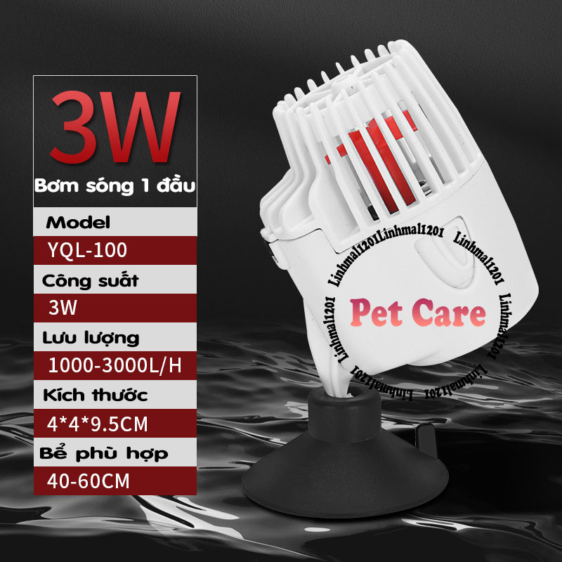 Máy thổi luồng tạo sóng cho bể cá YQL Yee
