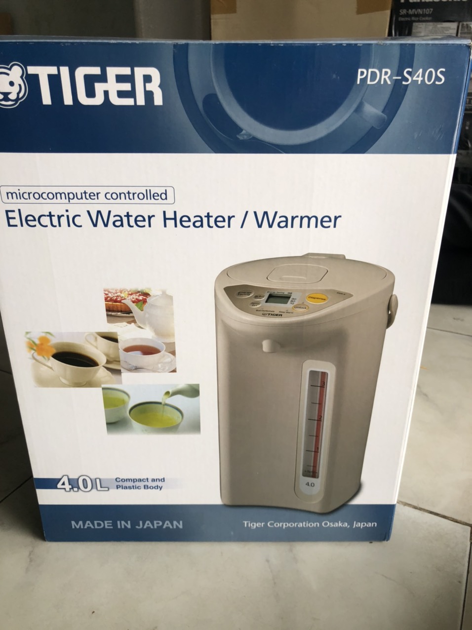 [HCM]Bình thủy điện Tiger 4 lít PDR-S40S