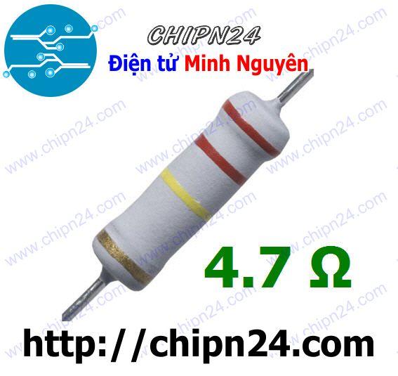 Điện trở 4.7r 2w