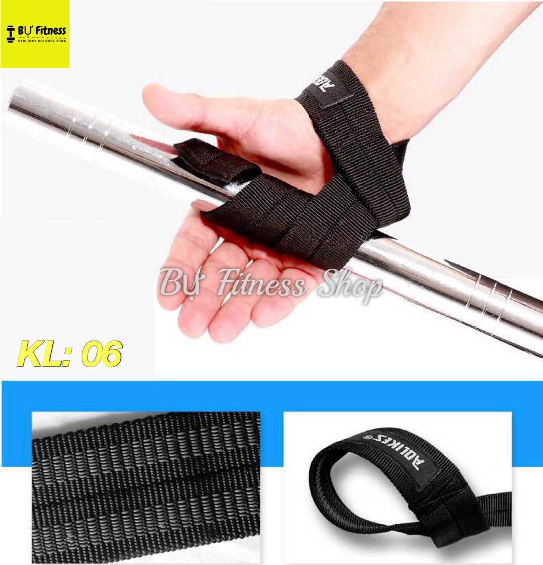 Dây kéo lưng tập gym AOLIKES, dây tập xà đơn, deadlift lưng xô tại nhà