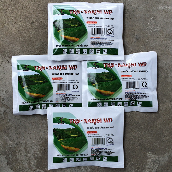 [ GÓI 45G ] THUỐC TRỪ SÂU SINH HỌC NAKISI: Đặc Trị Rệp Sáp