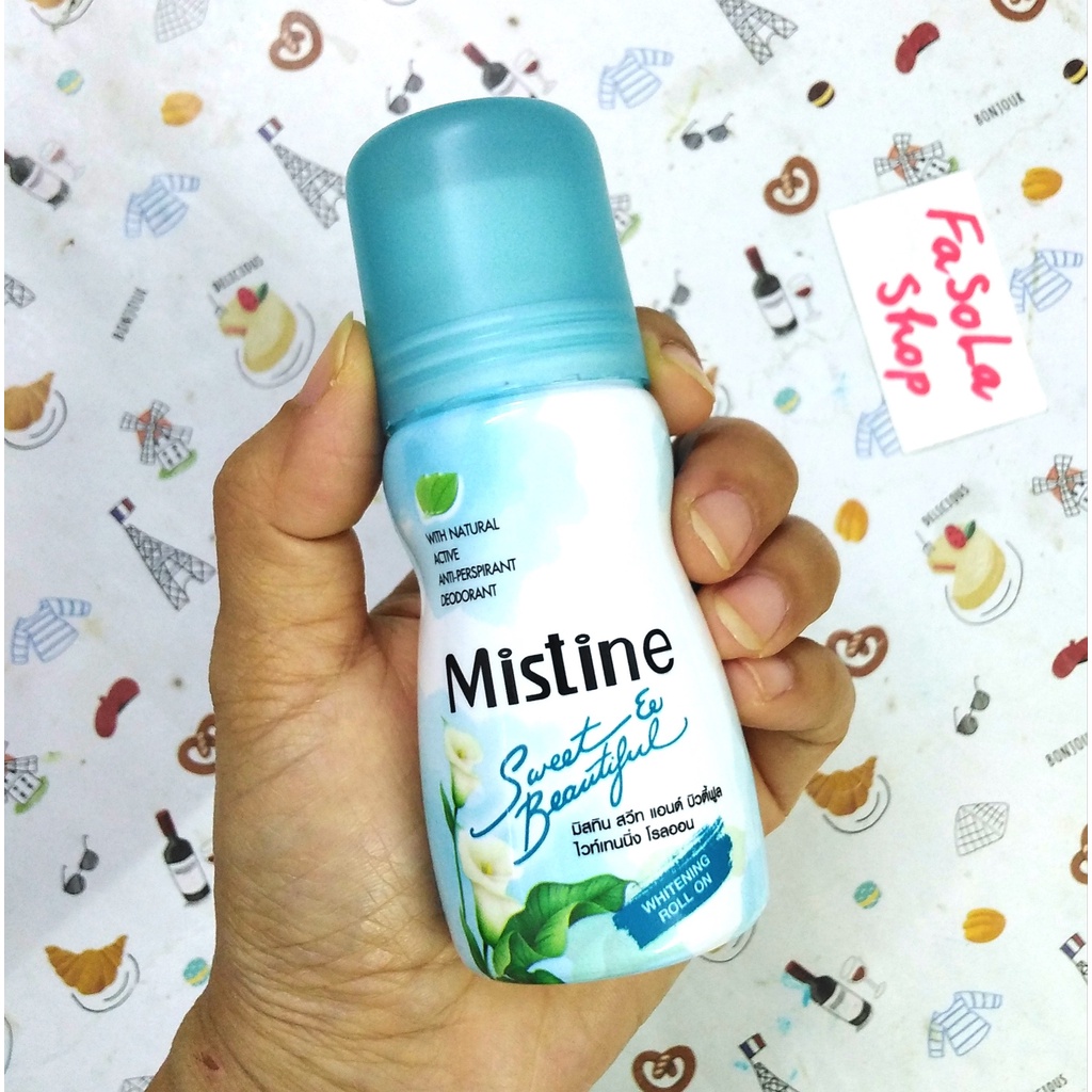 Lăn nách khử mùi MISTINE WHITE SPA Thái Lan 35 g