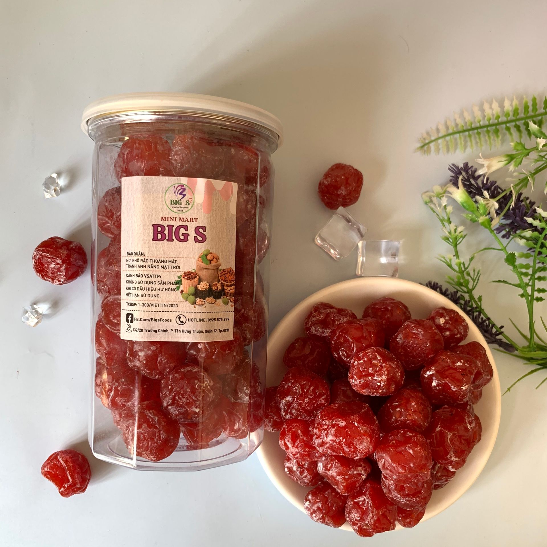 500G Mứt Mận Đỏ BIGS