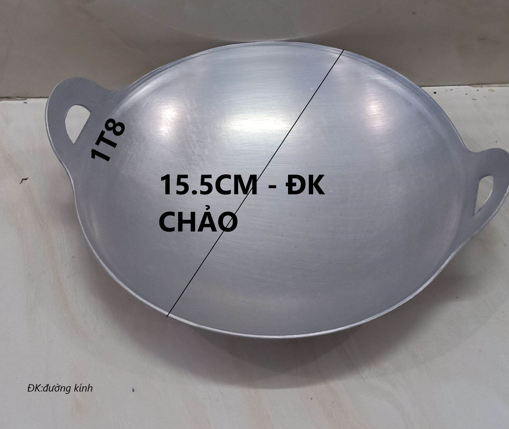 [HCM]Chảo Bay Quai Liền Siêu Bền Size 2T, 2T5,3T