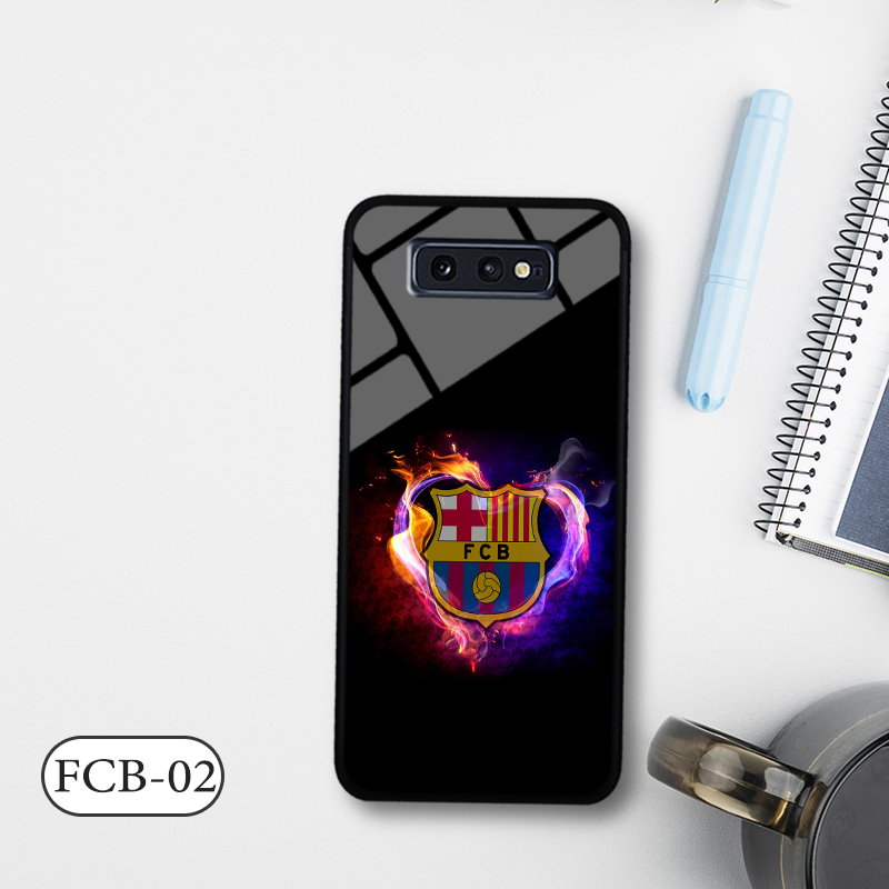 Ốp lưng kính 3D Samsung S10E hình đội bóng