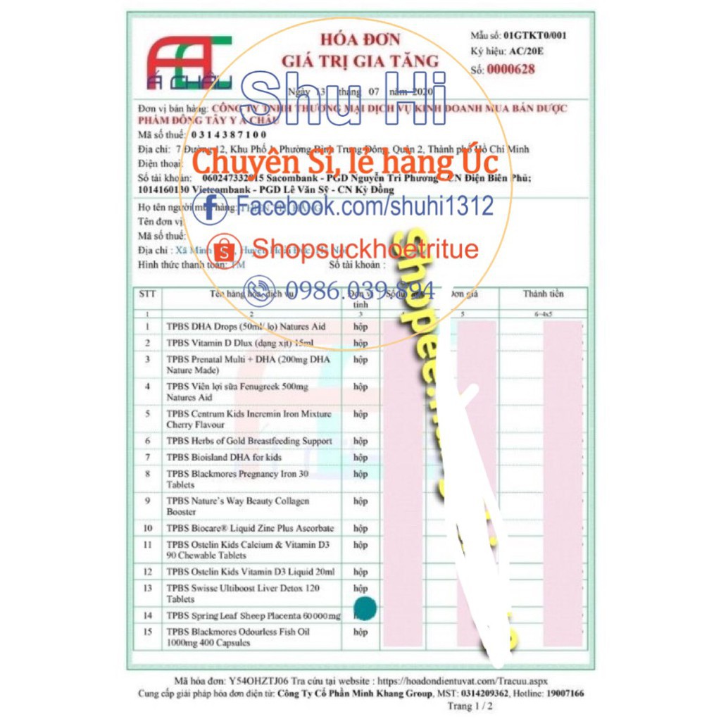 Nhau thai cừu Sheep Placenta SpringLeaf 60000mg 120 viên - Úc