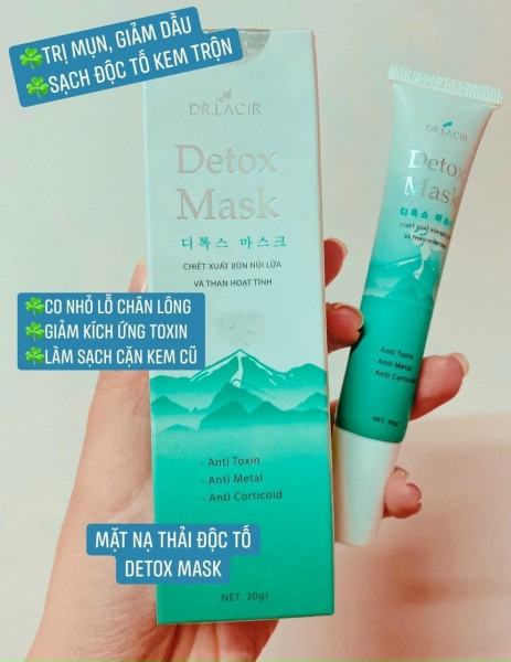 Detox Mask Mặt Nạ Thải Độc Da Dr Lacir 20gram