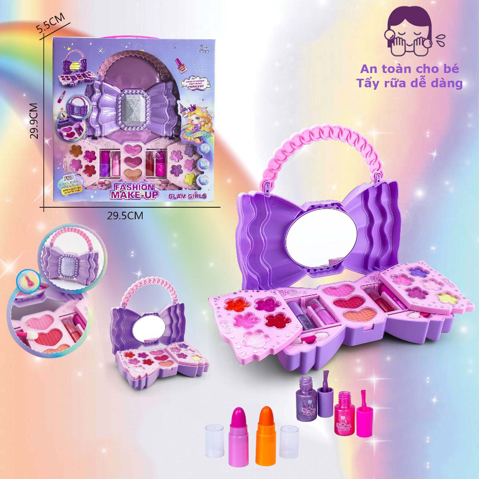 [HCM]Đồ Chơi Trang Điểm Bộ đồ chơi trang điểm - Vali Trang Điểm Cho bé