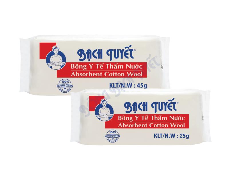 Bông Y Tế Bạch Tuyết 100g [Y TẾ ĐỨC ANH]
