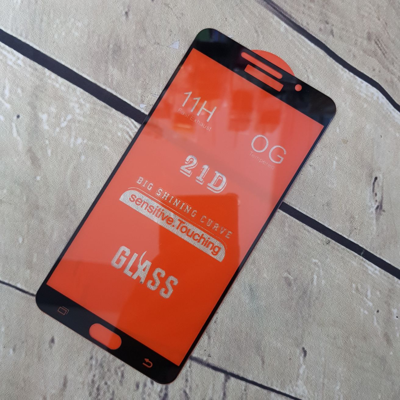 [HCM]Kính cường lực Samsung A9 Pro full màn hình tặng kèm phụ kiện dán