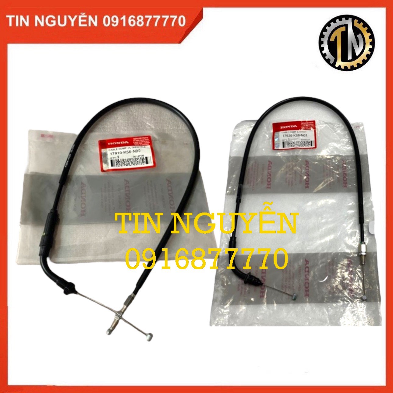 Dây ga xe Sonic 150R hàng chính hãng