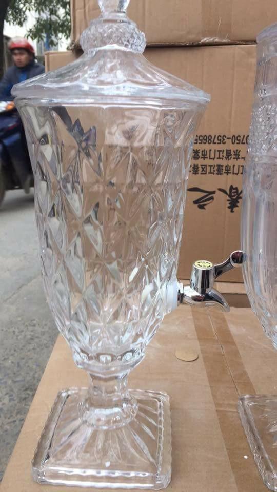 High Quality Glass Bottle with 2 Liter Tap