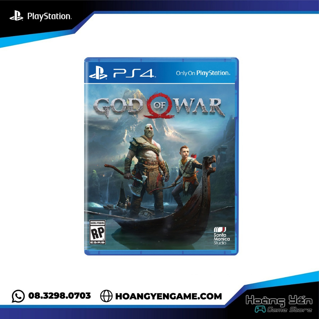 Đĩa game god of war 4 ps4