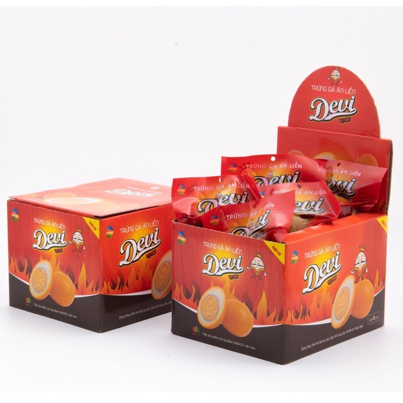 [HCM]Trứng Gà Ăn Liền Devi Dabaco vị cay (10 quả)