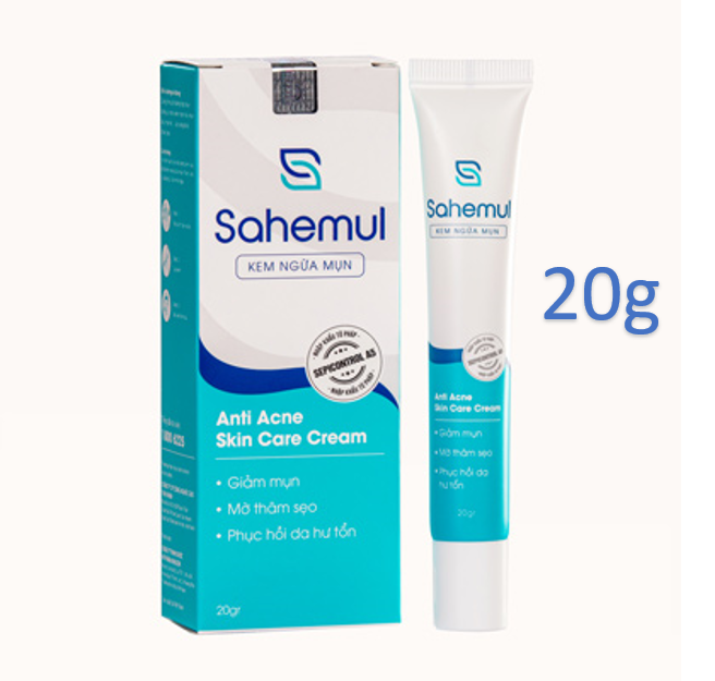 Kem ngừa mụn Sahemul - Bọt rửa mặt Sahemul 150ml [sahemun, sahemud, decumar]