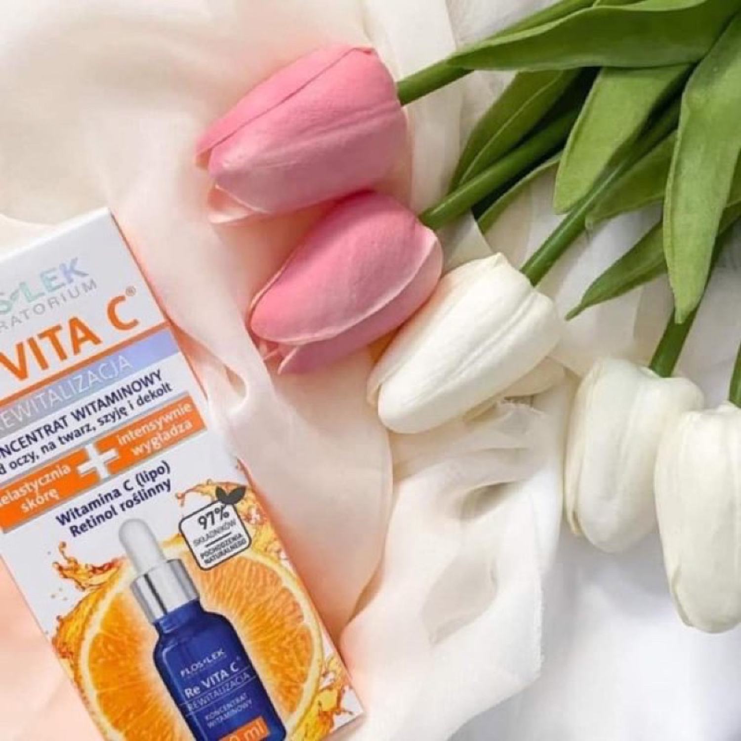 Tinh chất trắng da, mờ thâm Floslek Vitamin C Revitalization Vitamin Concentrate 30ml