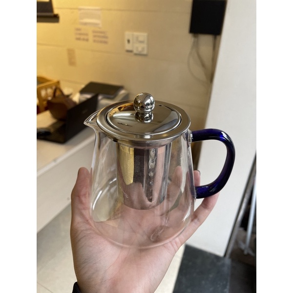 Bình thủy tinh pha trà có lõi lọc inox 304