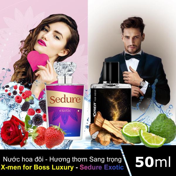 Nước hoa đôi: Xmen for Boss Luxury + Sedure Exotic - Hương thơm Sang Trọng