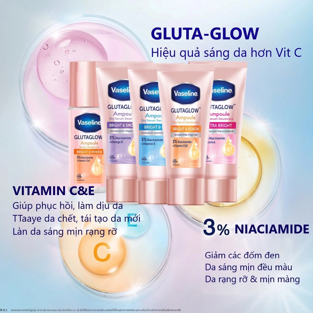 Vaseline Dry Serum GlutaGlow Ampoule Deodorant 45ml
