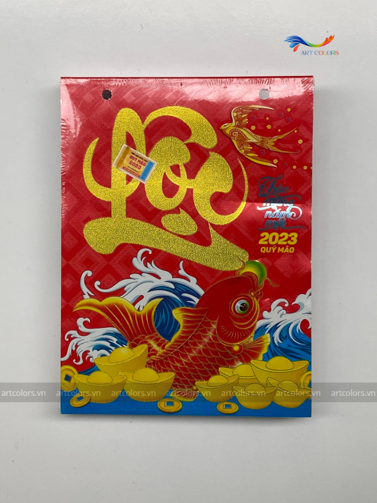 Lịch Tết 2025 Lịch giấy  40x60cm Tặng kèm bloc đại