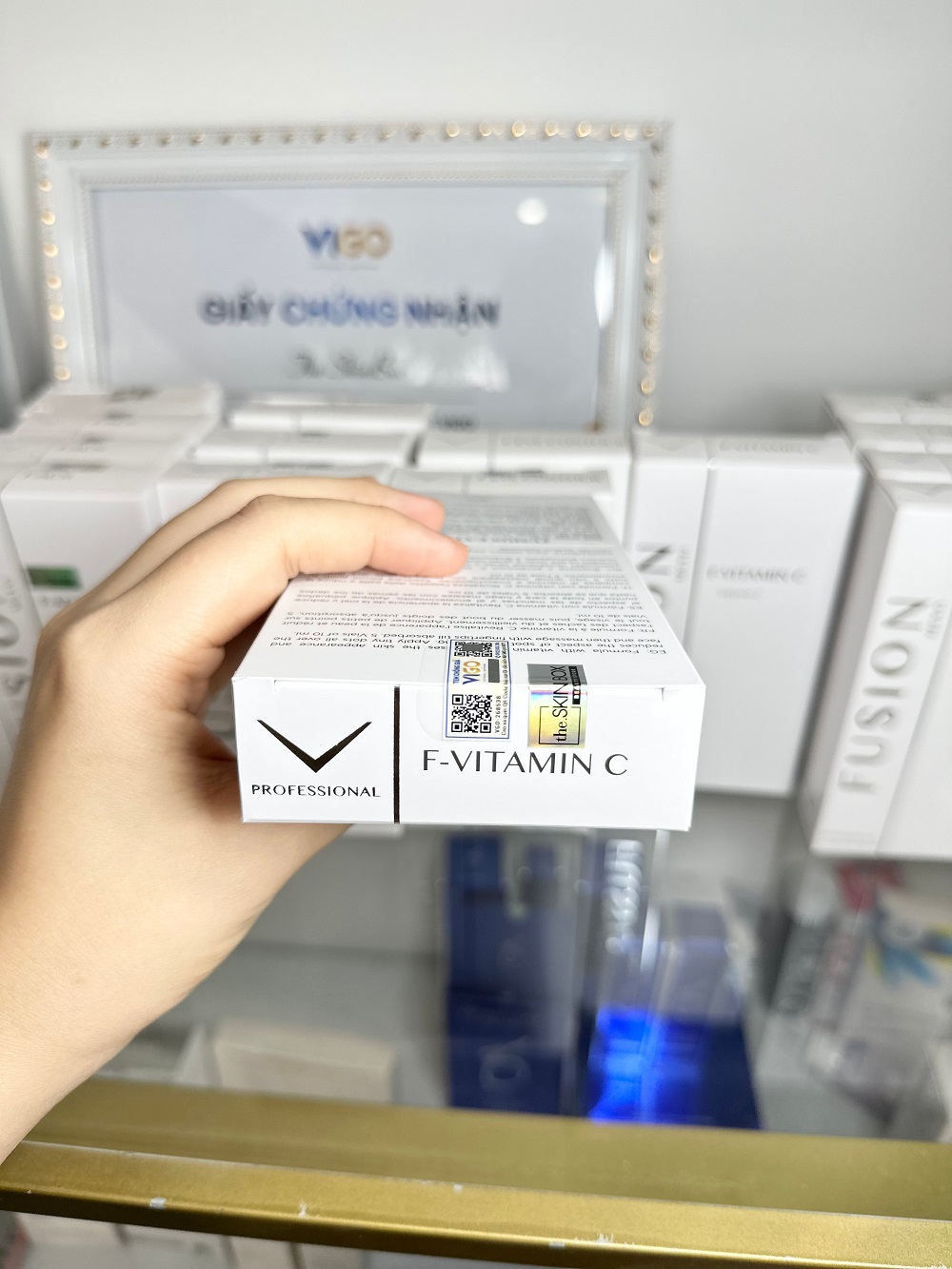 Fusion meso F-Vitamin C Tinh chất trắng sáng da, ngừa lão hóa