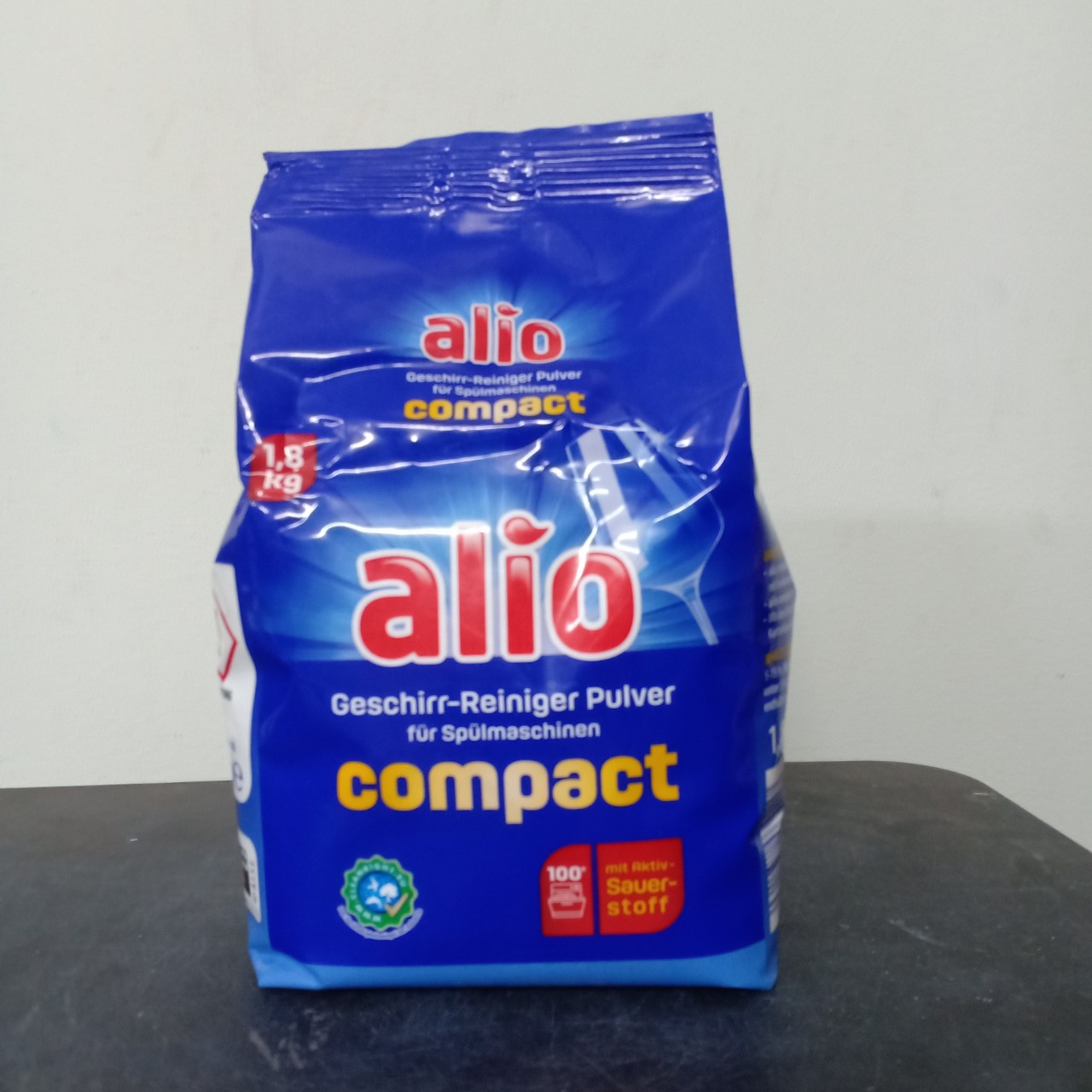 Bột rửa bát Đức Alio+ chai nước làm bóng Alio 1000 ml