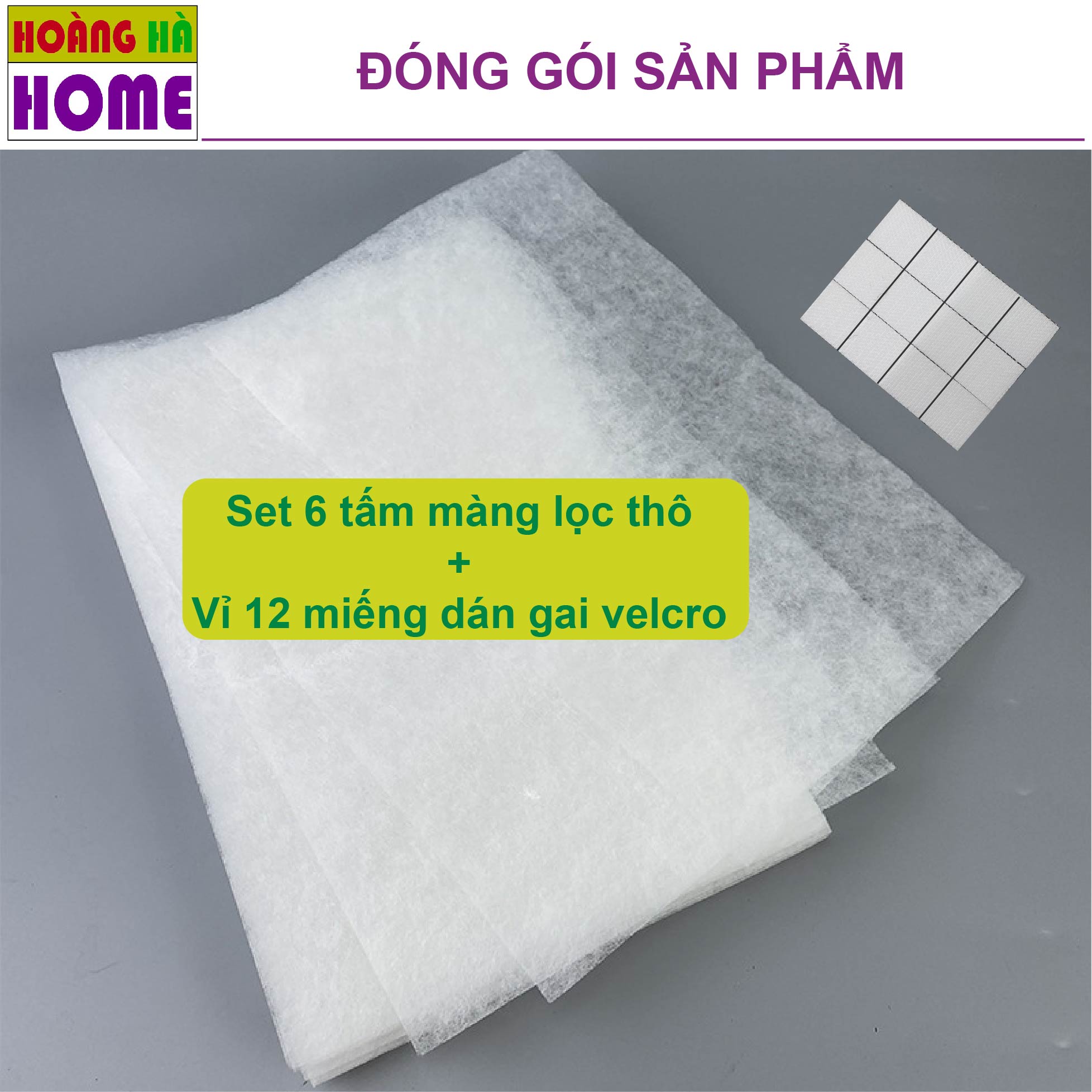 Màng lọc thô sharp, màng lọc không khí sharp (Set 6 tấm)