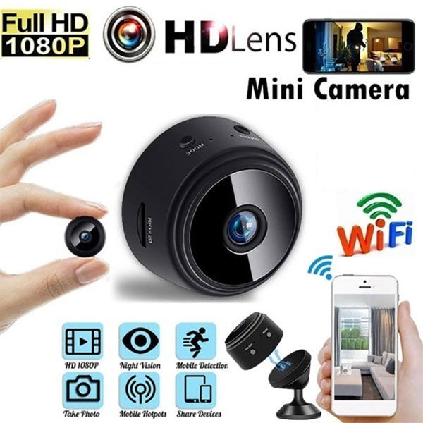 [ BH 24 Tháng - NEW 2022 ] Camera Mini 4K Kết Nối Điện Thoại, Camera Giám Sát,  Máy Quay WIFI IP Mini HD 1080P Máy Quay An Ninh Gia Đình Không Dây, Quay Phim, Ghi Âm, Chụp Hình Chất Lượng Cao