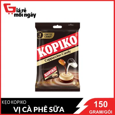 [HCM]Kẹo cà phê Kopiko Cappuccino Bịch 150g