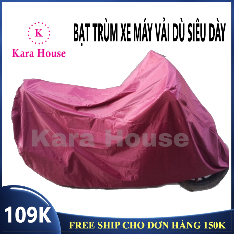 Bạt trùm xe máy vải dù dày chống mưa, chống nắng tuyệt đổi