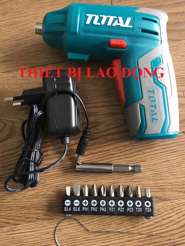 Máy siết vít dùng pinlithium 4v total tsdli0401