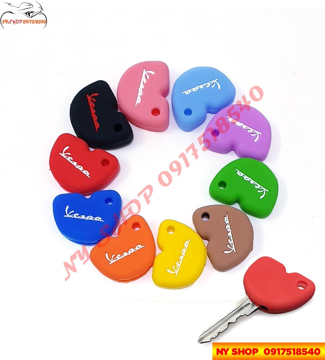 Bọc (Bao) Silicon cho chìa khoá xe Vespa Liberty (Nhiều Màu)