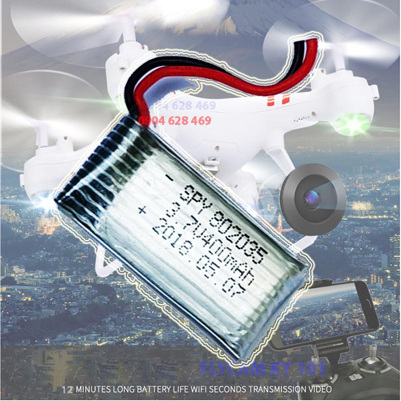 Pin Flycam 400Mah ( Dành cho  FLYCAM KY101, Y01, KY501)